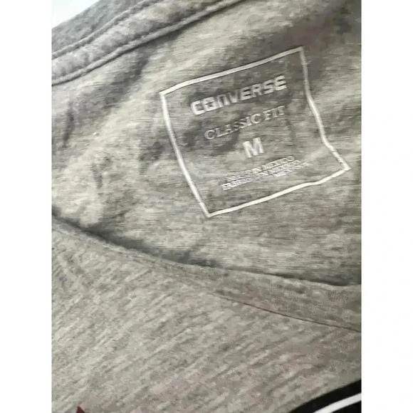CONVERSE all star v neck womens tshirt size medium - Picture 4 of 4